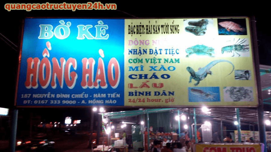  Quán Bờ Kè Hồng Hào - Quán ăn ngon chất lượng nhất tại Mũi Né