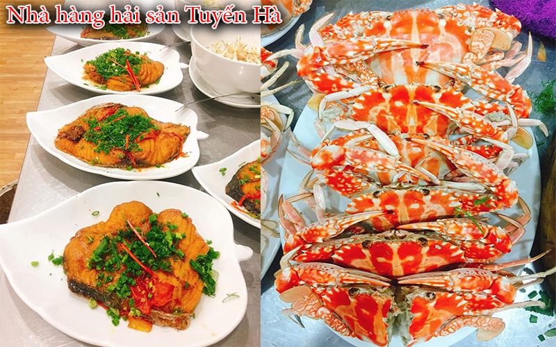 Hình ảnh các món hải sản tại Nhà hàng Tuyến Hà