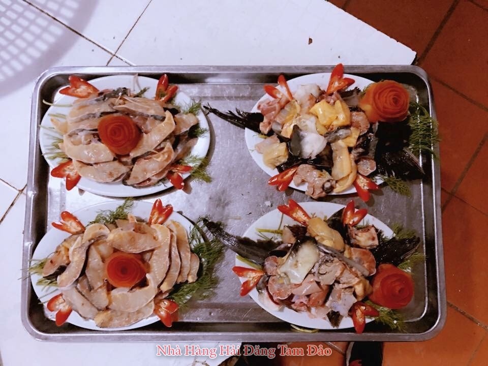 Hình ảnh thực tế chế biến các món ăn đặc sản tại nhà hàng Hải Đăng Tam Đảo