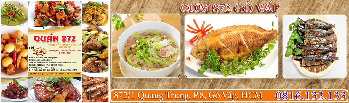 Quán cơm văn phòng ăn ngon tại quận Gò Vấp