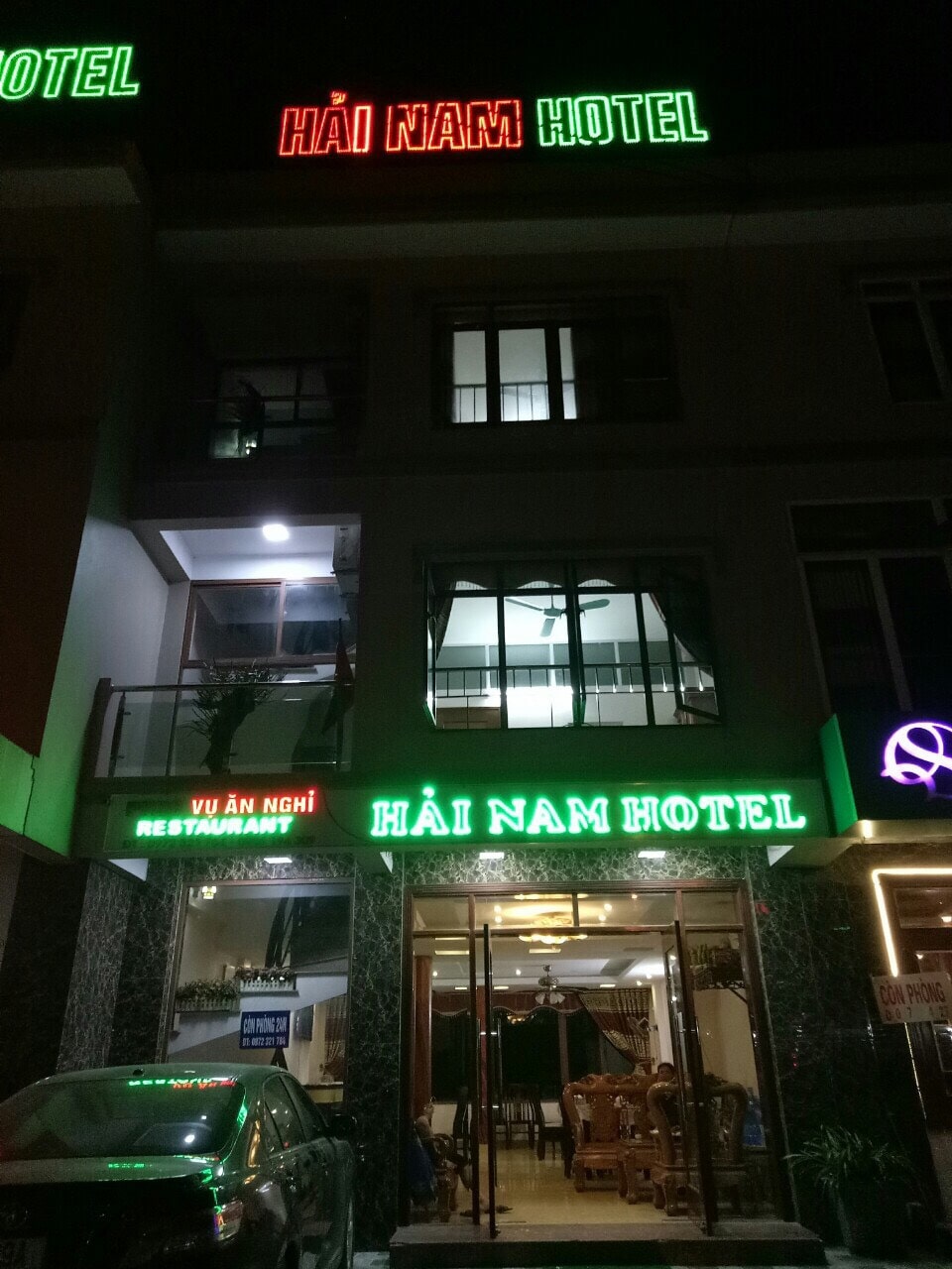 Hải Nam Hotel Tam Đảo về đêm