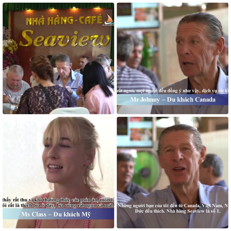 Các vị khách quốc tế đến với Nhà hàng Seaview Vũng Tàu