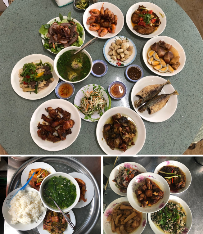 Tiệm cơm Kim Nga Bảo Lộc - Bữa cơm gia đình