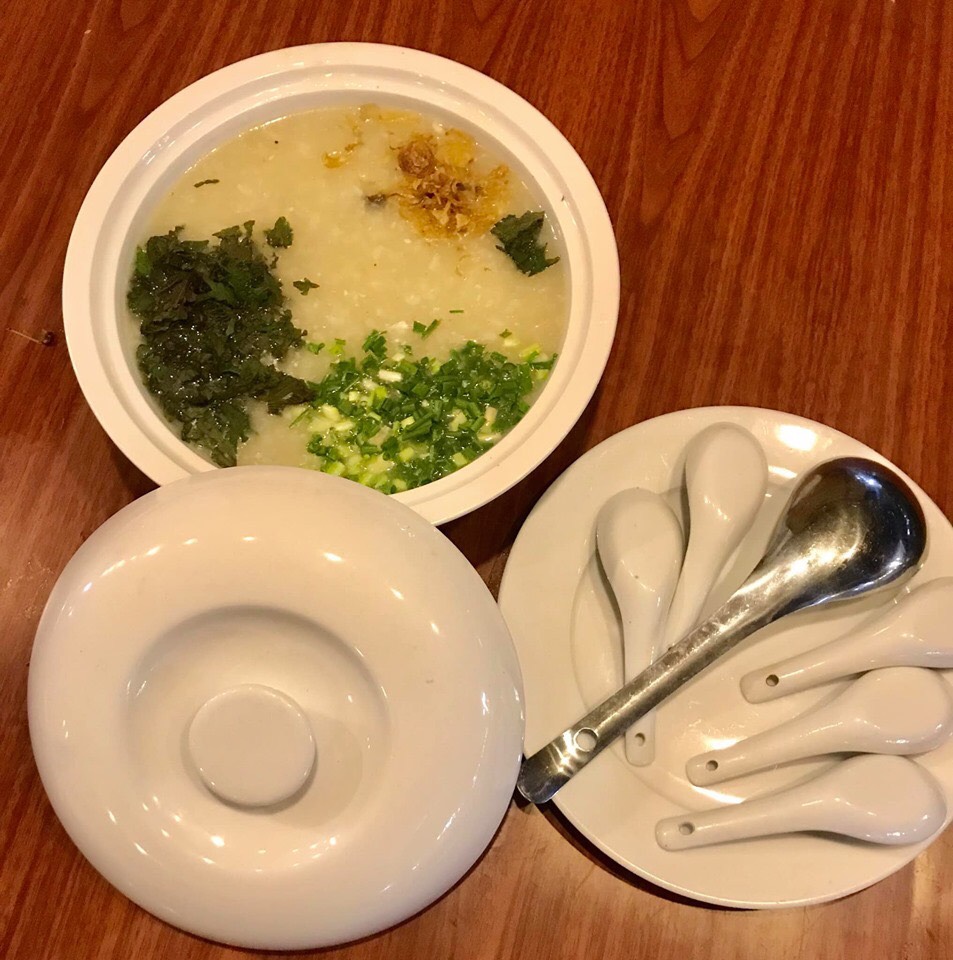 Món cháo cá Quang Anh nấu với đỗ xanh bổ dưỡng