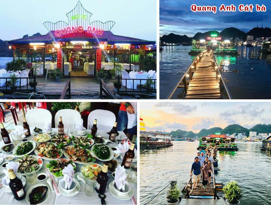 Nhà hàng nổi Quang Anh Cát bà - Nhà hàng nổi ăn ngon tại Cát Bà