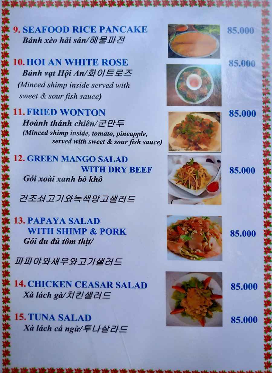 Wind moon beach restaurant and bar Hoi An