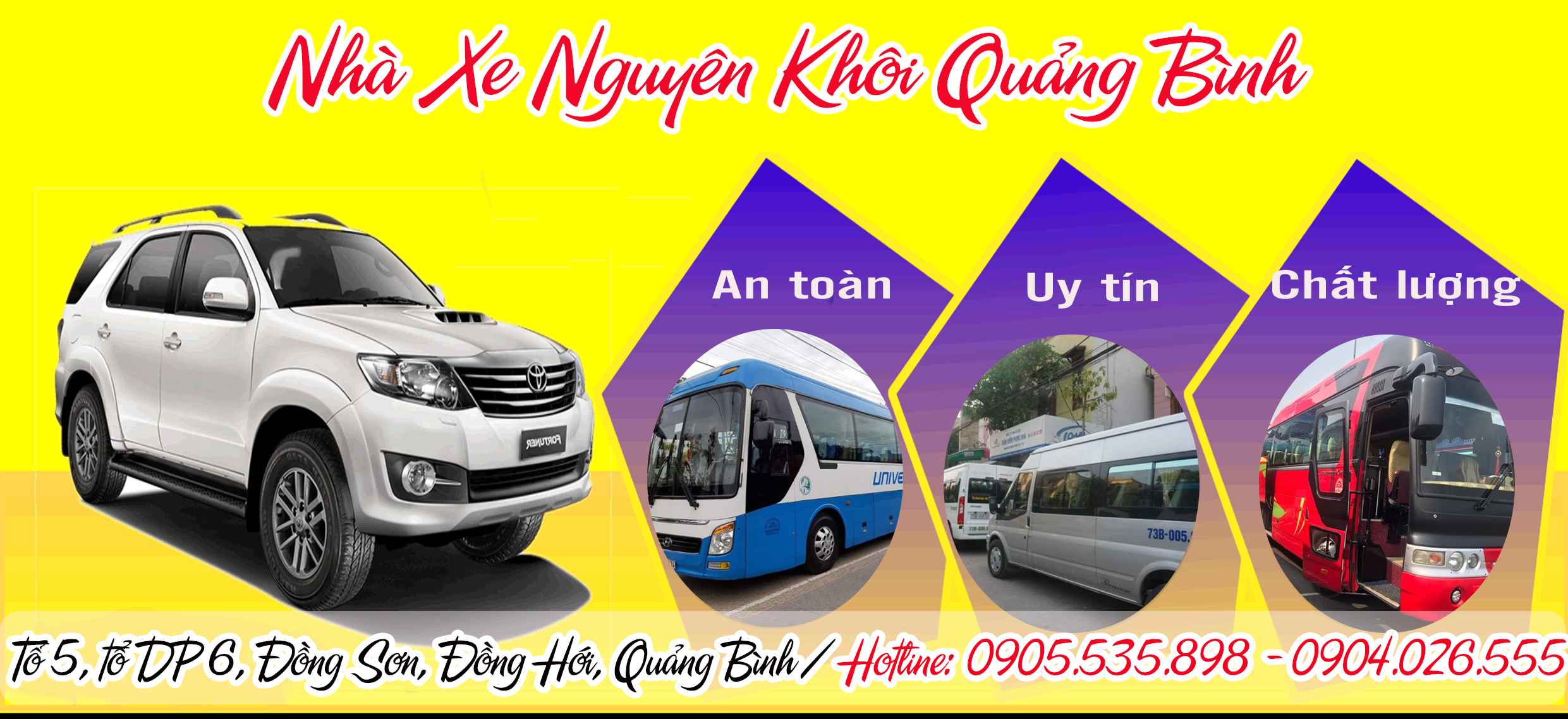 Nhà xe Nguyên Khôi Quảng Bình