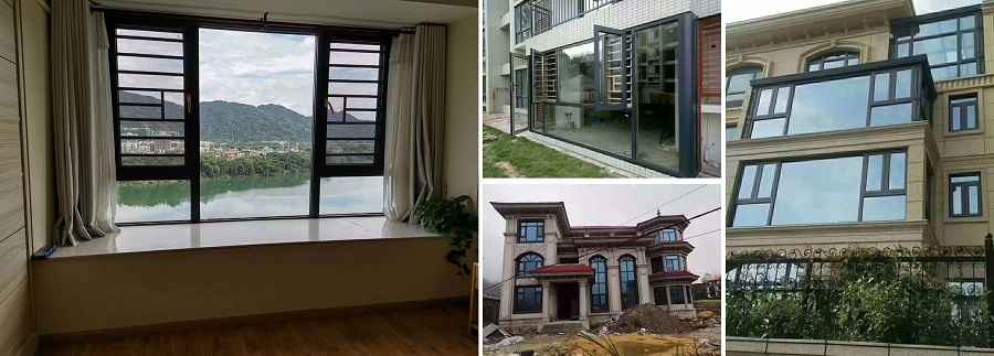 Dạng nhà kết cấu bằng nhôm