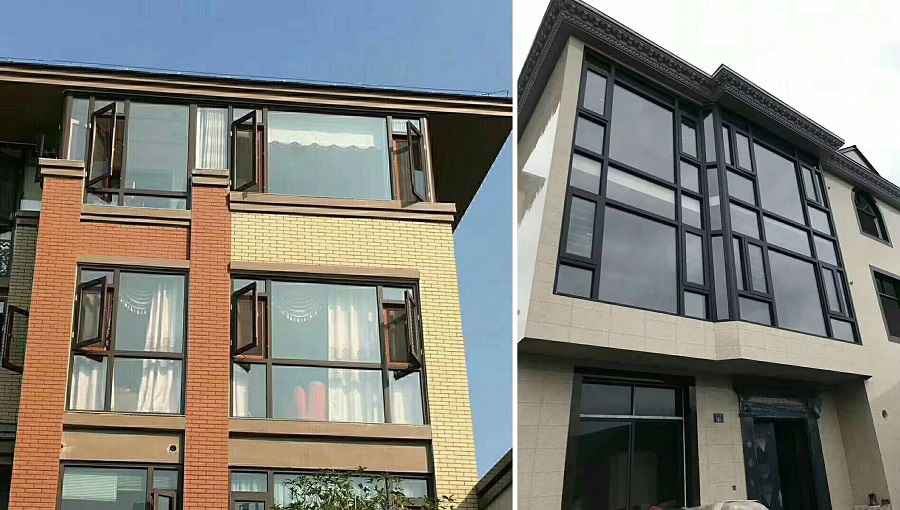 Cửa nhôm cao cấp đã lắp đặt tại các công trình