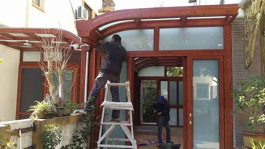 Dạng nhà kết cấu bằng nhôm