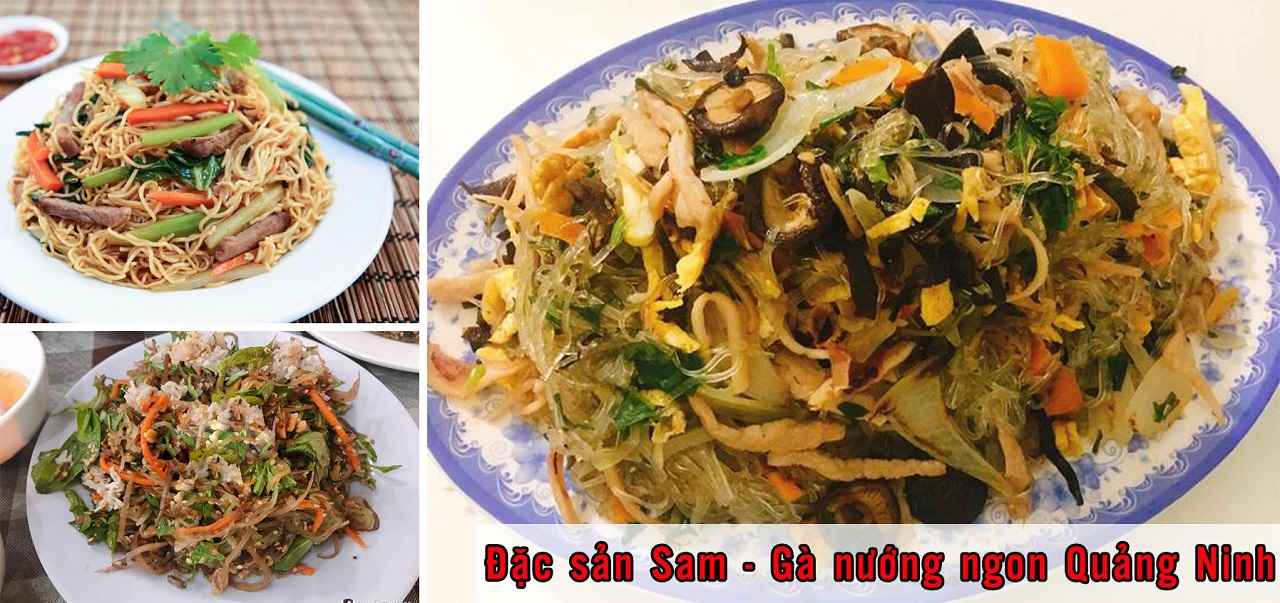 Đặc sản Sam-Gà nướng ngon Quảng Ninh