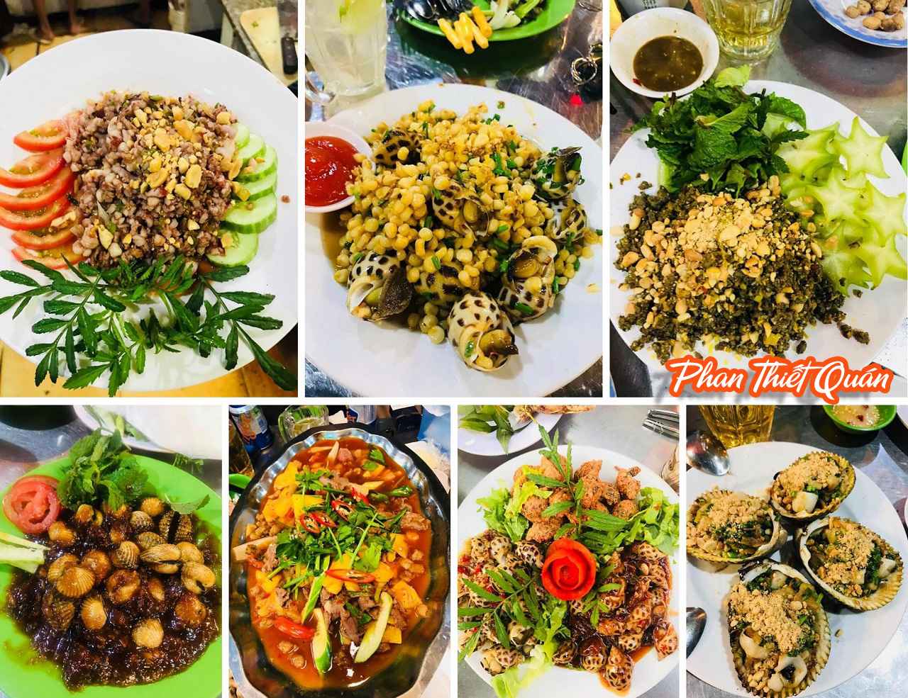 Đặc sản hải sản tươi sống ngon rẻ Bình Thuận