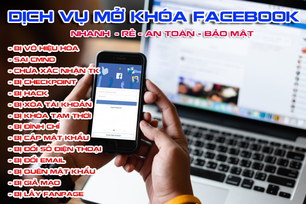 dịch vụ mở khóa facebook