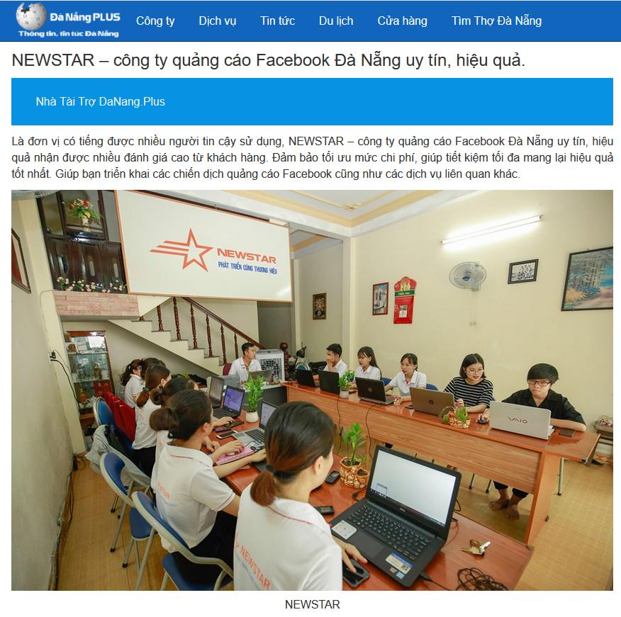 NEWSTAR - Dịch vụ quảng cáo Facebook Đà Nẵng