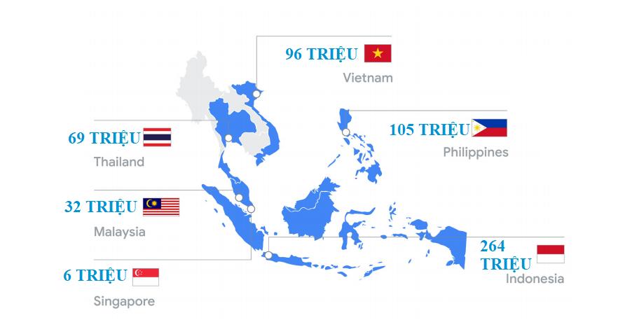 Tăng trưởng kinh tế Internet khu vực Đông Nam Á