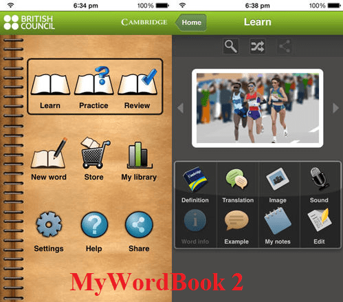 Ứng dụng MyWordBook 2