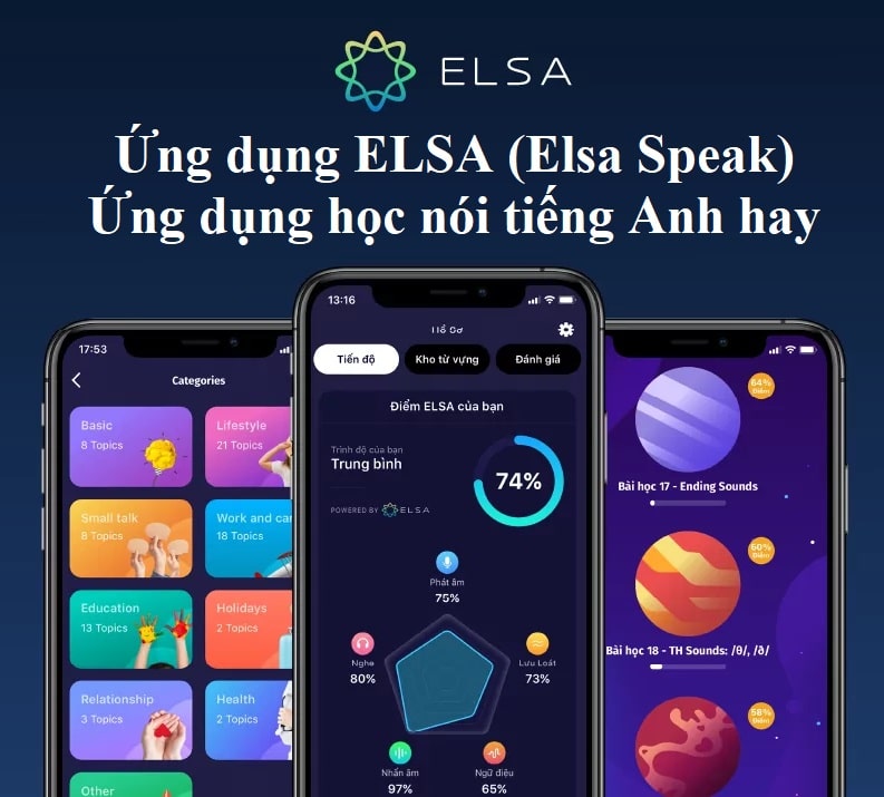 Ứng dụng ELSA (Elsa Speak) - Ứng dụng học nói tiếng Anh hay