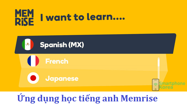 Ứng dụng học tiếng anh Memrise