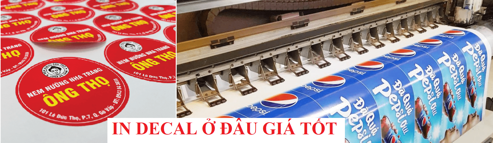 IN DECAL Ở ĐÂU GIÁ TỐT