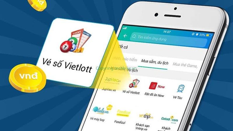 Hình thức mua Vietlott online