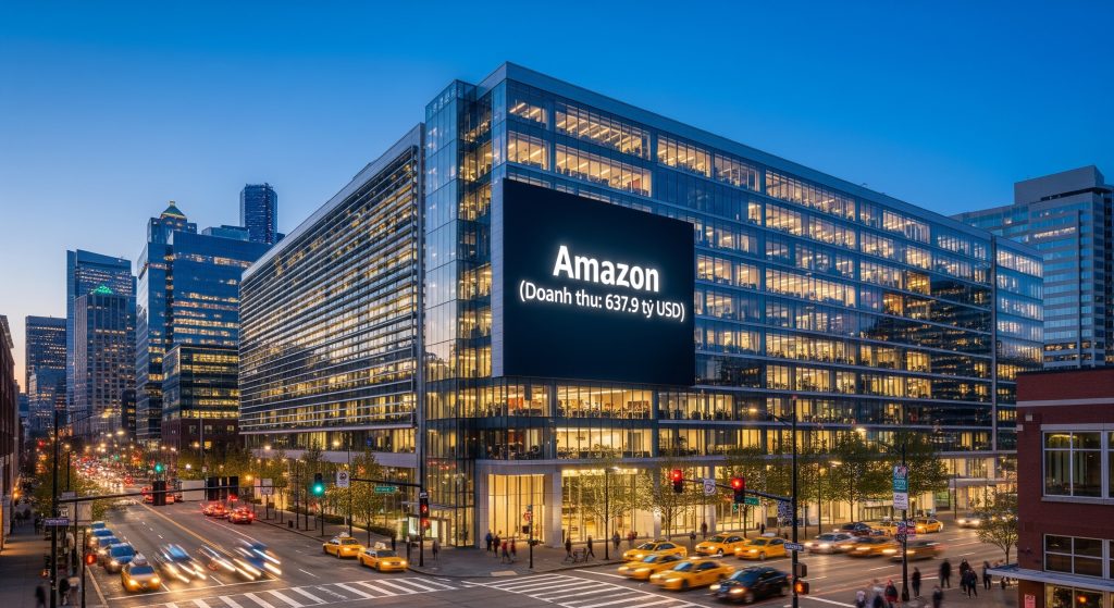 Amazon đang là số 1 thế giới về công ty công nghệ