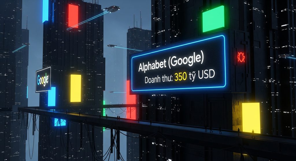 Alphabet-Google: Doanh thu: 350 tỷ USD