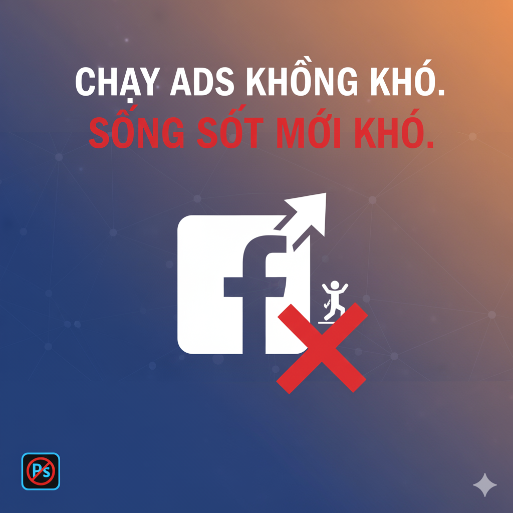 “Chạy ads không khó. Sống sót mới khó.”