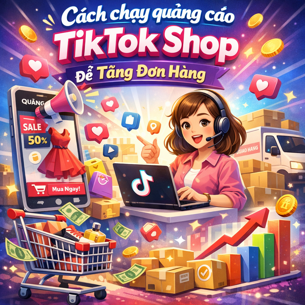 Cách chạy quảng cáo TikTok Shop để tăng đơn hàng