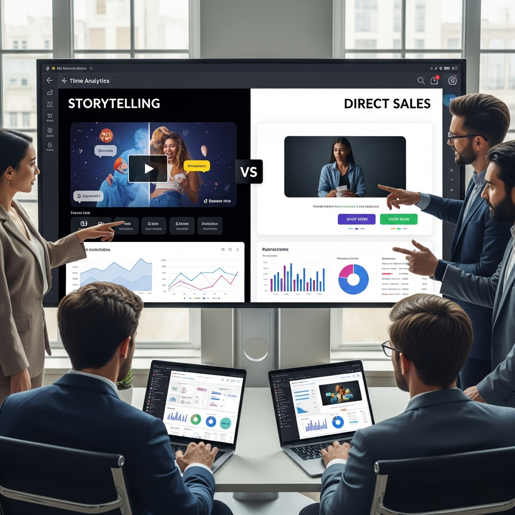 TikTok Ads cần storytelling hay bán hàng trực tiếp?