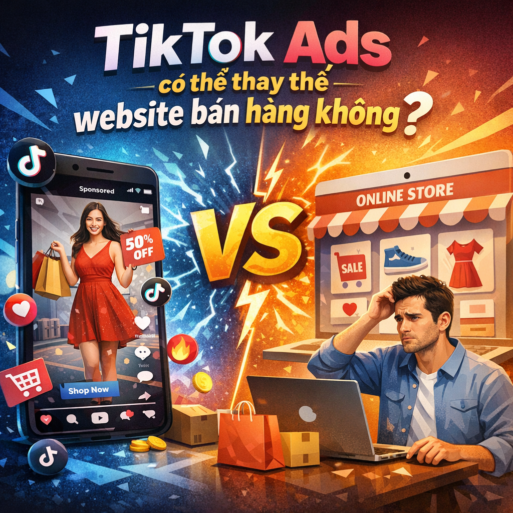 TikTok Ads có thể thay thế website bán hàng không?