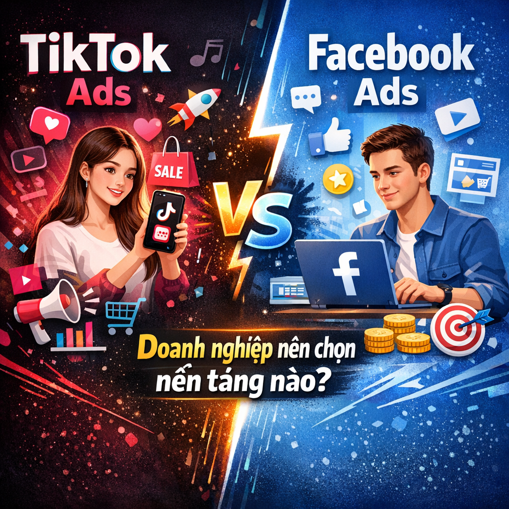 TikTok Ads vs Facebook Ads: doanh nghiệp nên chọn nền tảng nào?