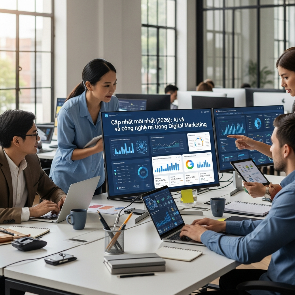 Cập nhật mới nhất (2026): AI và công nghệ mới trong Digital Marketing