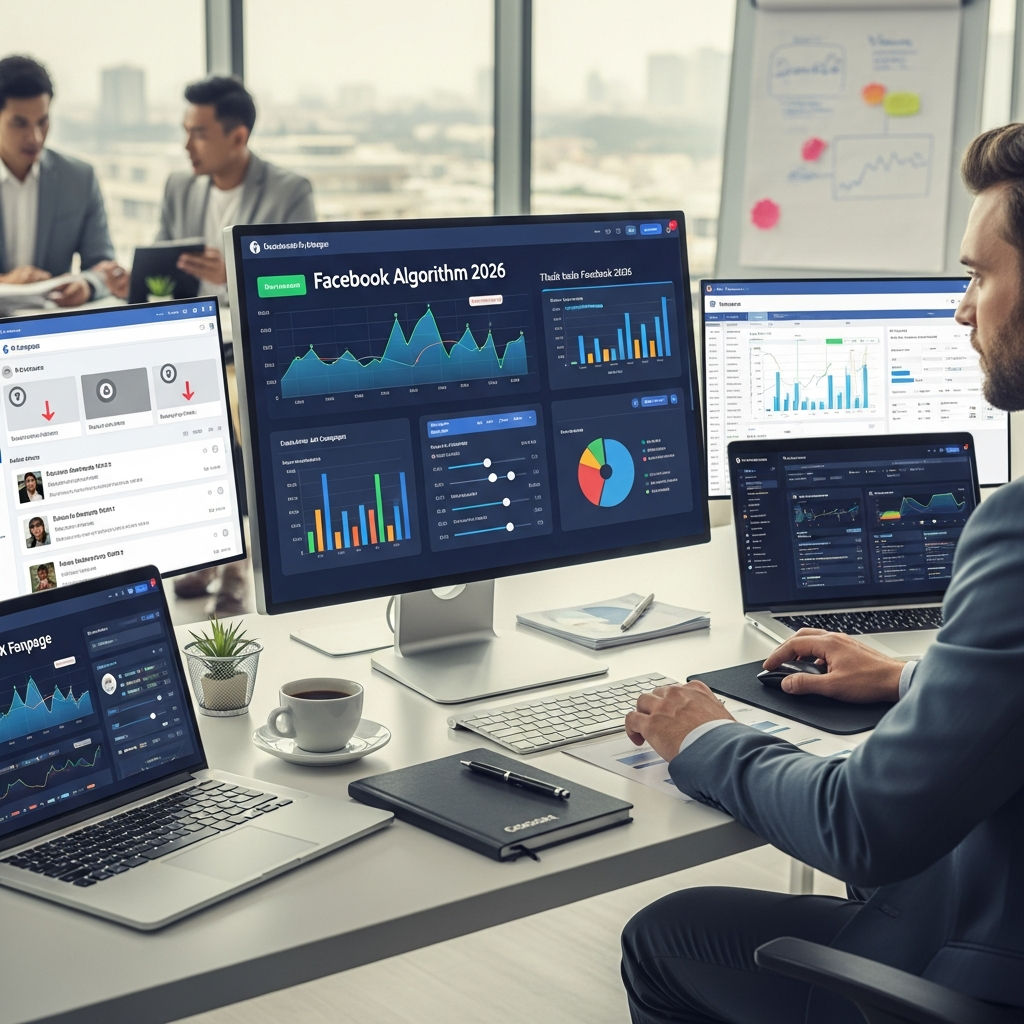 Thuật toán Facebook 2026 đang thay đổi cách hiển thị bài viết Fanpage